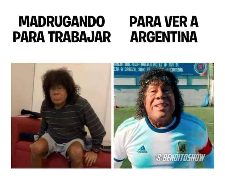 Los memes del debut de la Argentina en el Mundial de Qatar